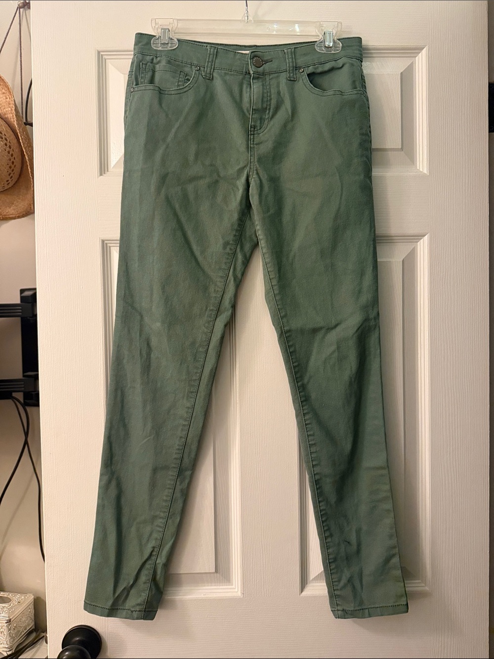 Forever 21 Olive Green Skinny Pants